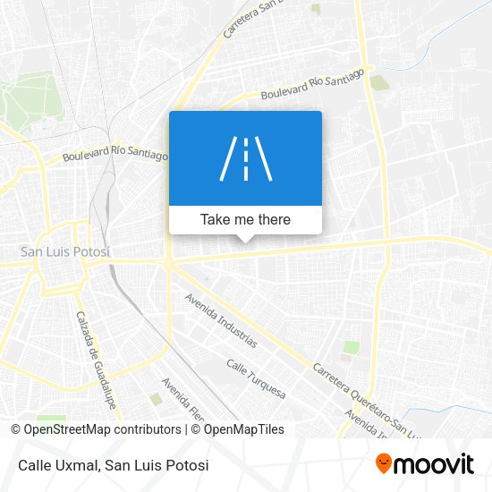 Calle Uxmal map