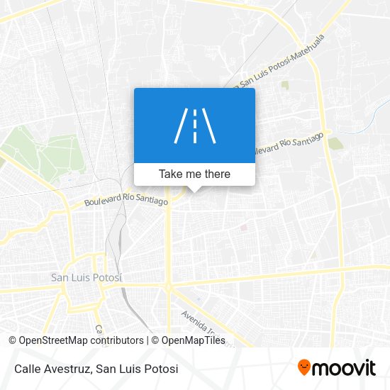 Mapa de Calle Avestruz