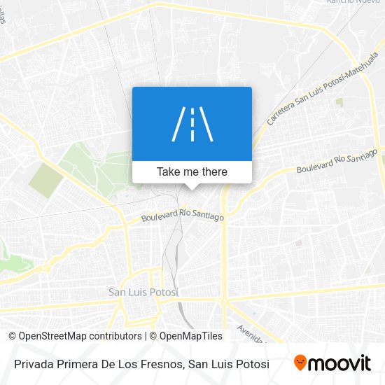 Mapa de Privada Primera De Los Fresnos