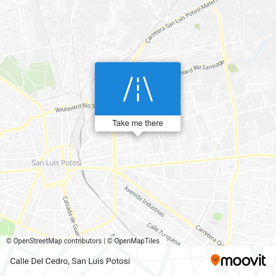 Calle Del Cedro map