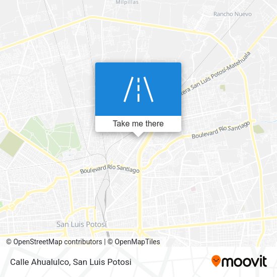 Calle Ahualulco map