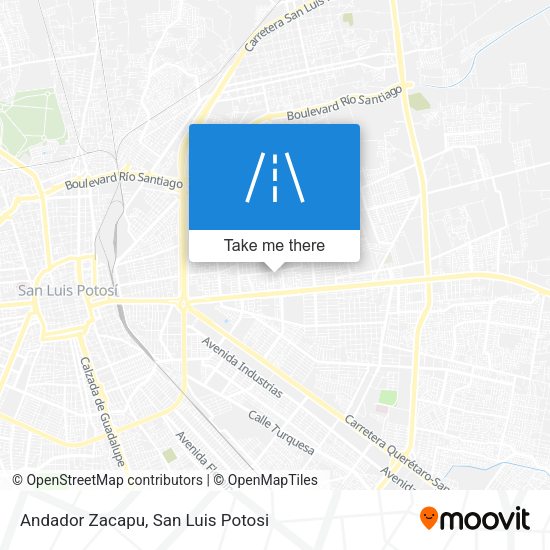 Andador Zacapu map