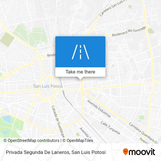 Privada Segunda De Laneros map