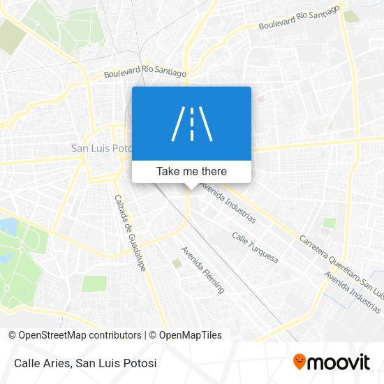 Calle Aries map