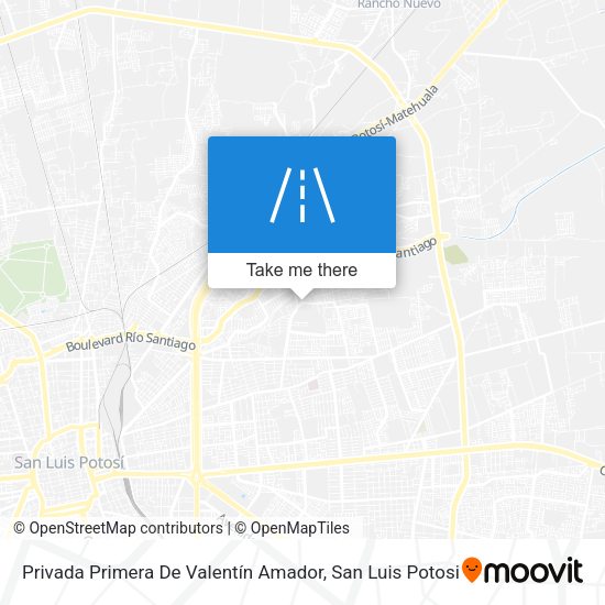 Mapa de Privada Primera De Valentín Amador