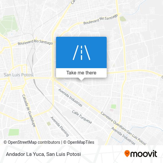 Andador La Yuca map