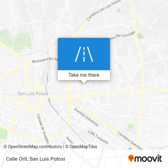 Calle Orit map