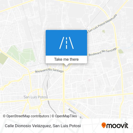Calle Dionosio Velázquez map