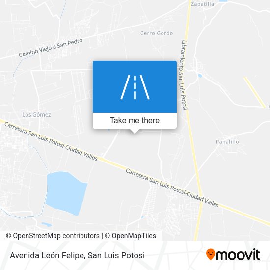Avenida León Felipe map
