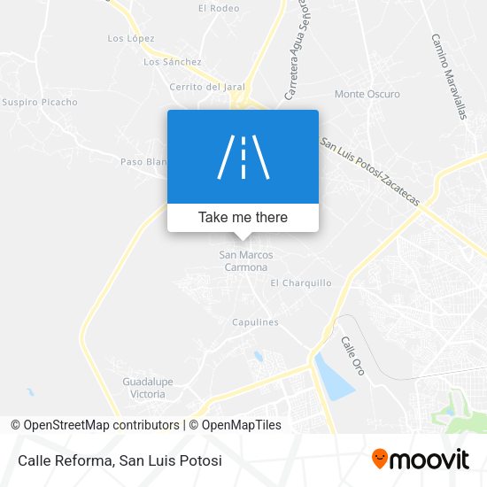 Mapa de Calle Reforma