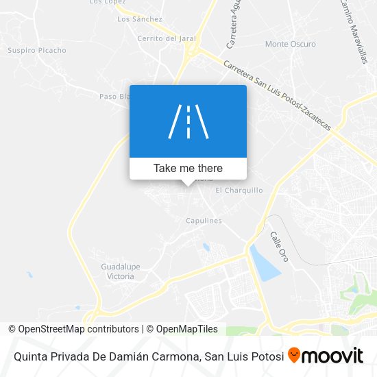 Quinta Privada De Damián Carmona map