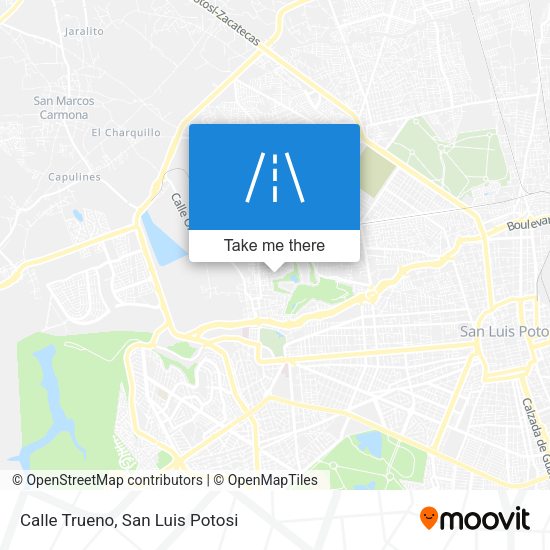 Calle Trueno map