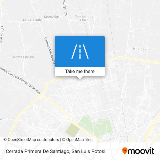 Mapa de Cerrada Primera De Santiago