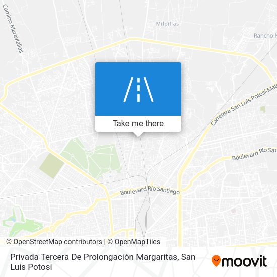 Privada Tercera De Prolongación Margaritas map