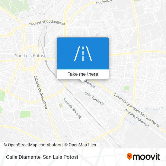 Calle Diamante map
