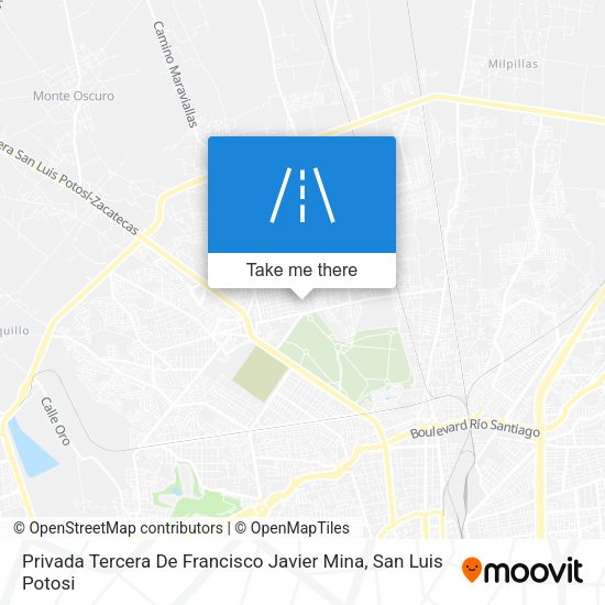Mapa de Privada Tercera De Francisco Javier Mina