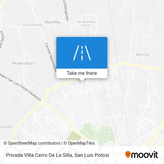 Privada Villa Cerro De La Silla map