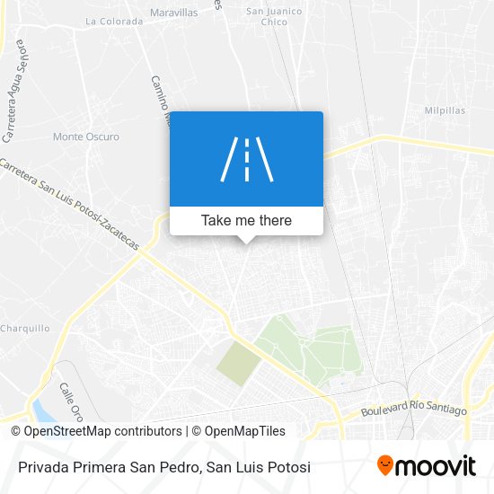 Mapa de Privada Primera San Pedro