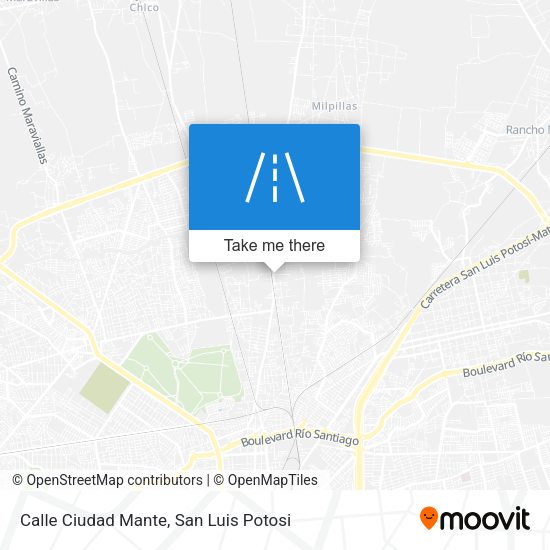 Calle Ciudad Mante map