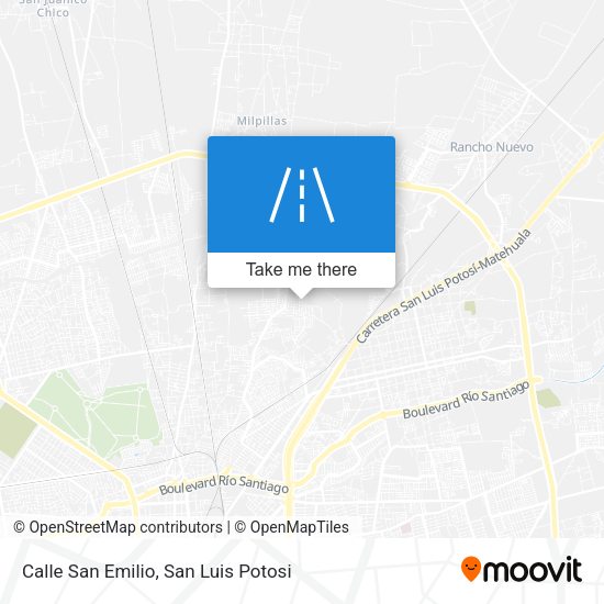 Calle San Emilio map
