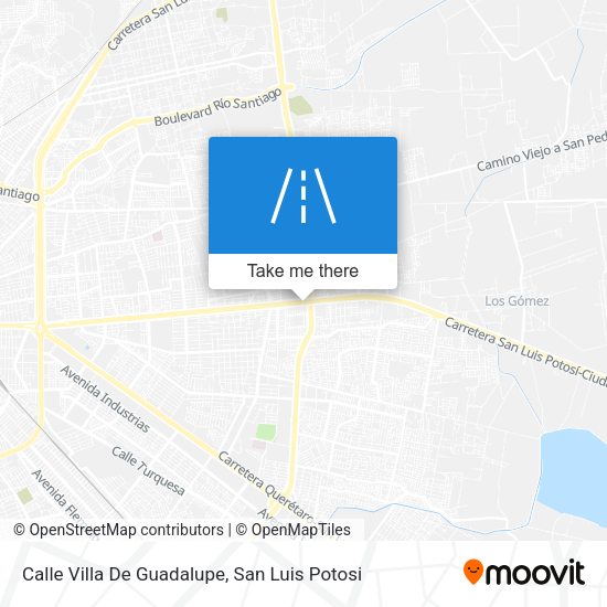 Calle Villa De Guadalupe map