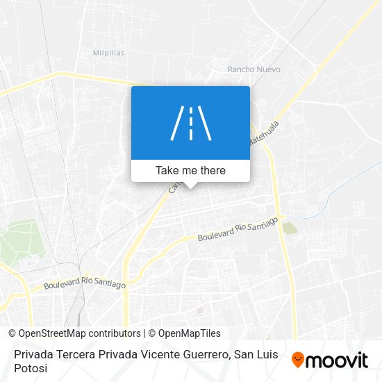 Privada Tercera Privada Vicente Guerrero map
