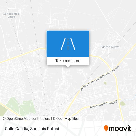 Mapa de Calle Candia