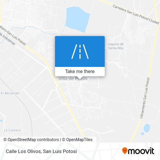Calle Los Olivos map