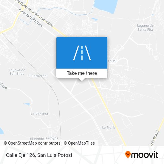 Mapa de Calle Eje 126