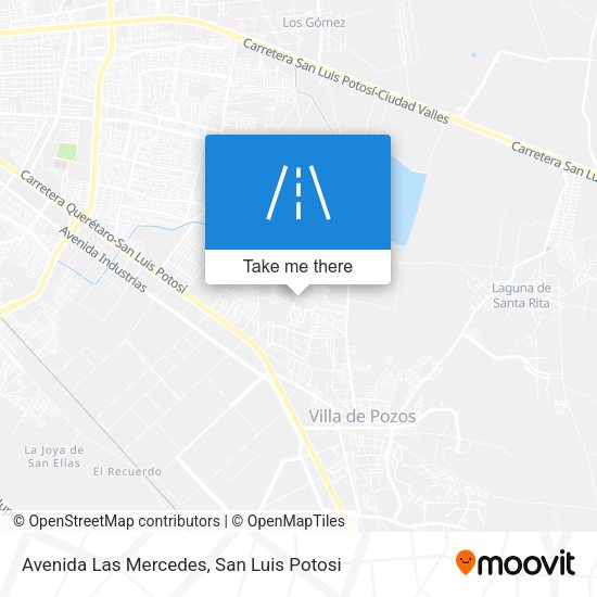 Avenida Las Mercedes map
