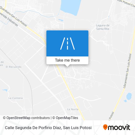 Calle Segunda De Porfirio Díaz map