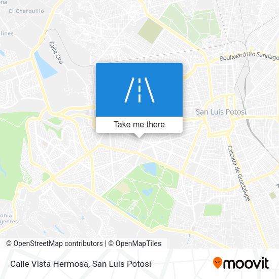 Mapa de Calle Vista Hermosa