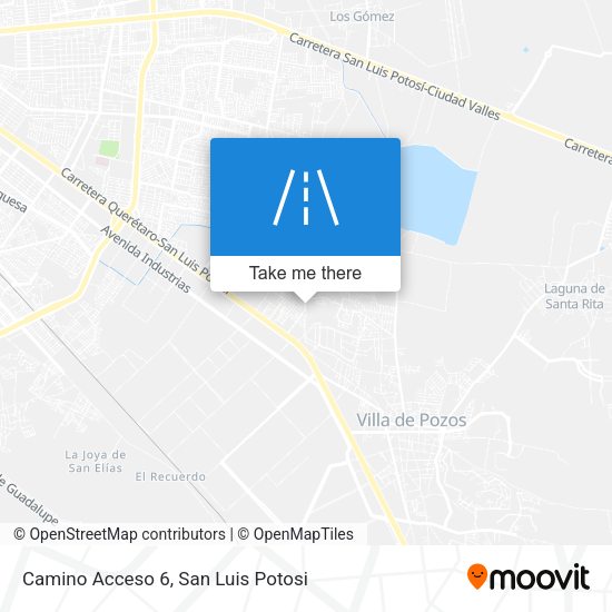 Camino Acceso 6 map