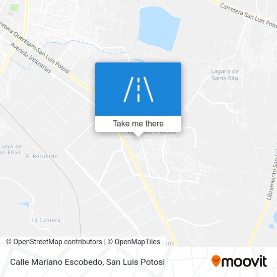Mapa de Calle Mariano Escobedo