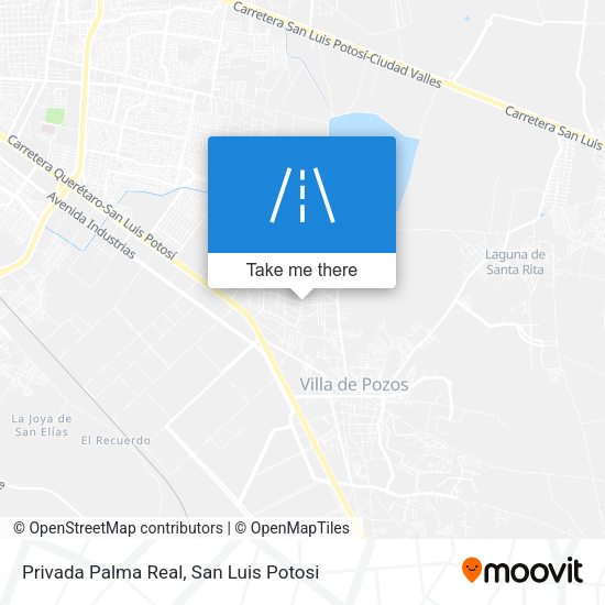 Privada Palma Real map