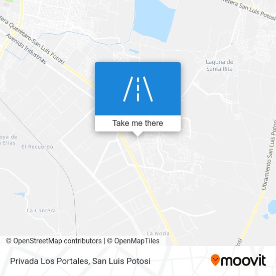 Privada Los Portales map