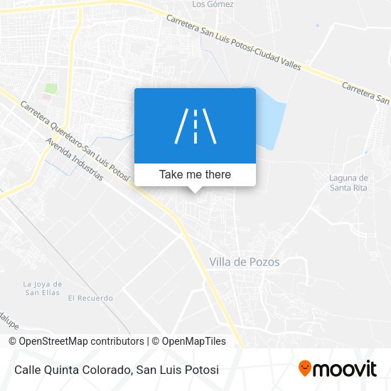 Calle Quinta Colorado map