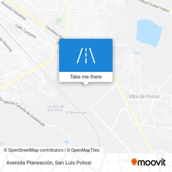 Avenida Planeación map