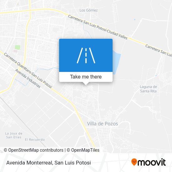 Mapa de Avenida Monterreal