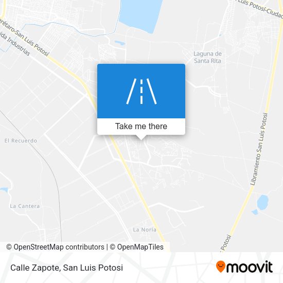 Calle Zapote map
