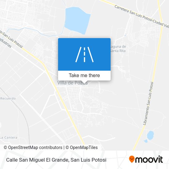 Calle San Miguel El Grande map
