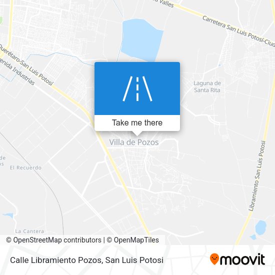 Calle Libramiento Pozos map