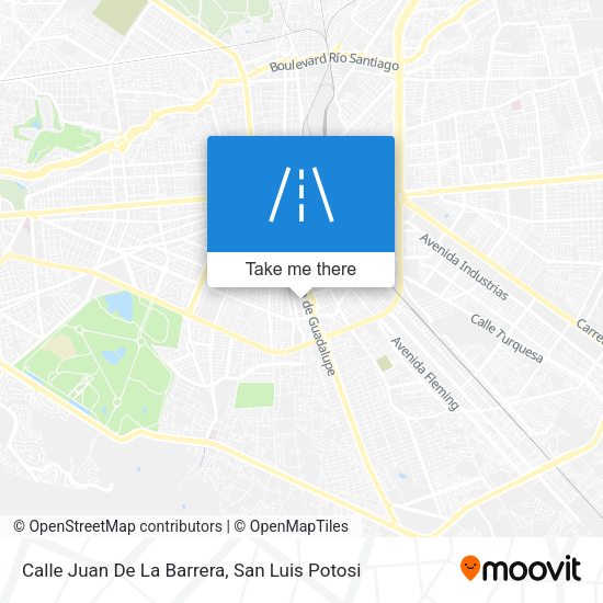 Mapa de Calle Juan De La Barrera