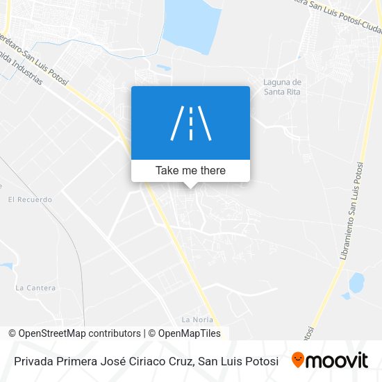 Mapa de Privada Primera José Ciriaco Cruz