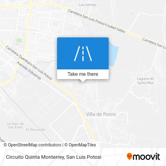 Mapa de Circuito Quinta Monterrey