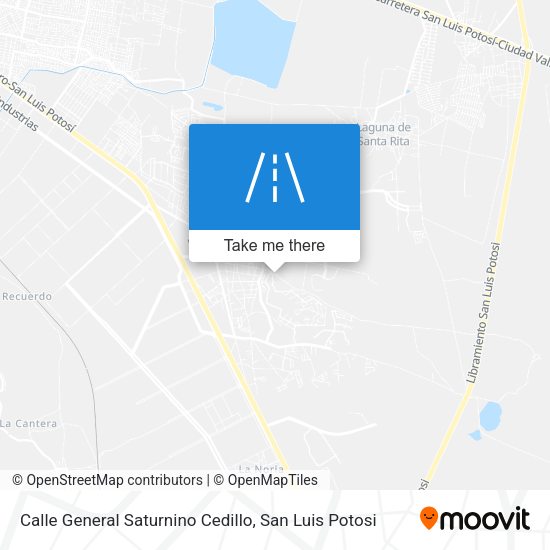 Calle General Saturnino Cedillo map