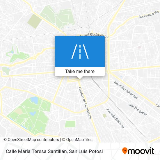 Mapa de Calle María Teresa Santillán