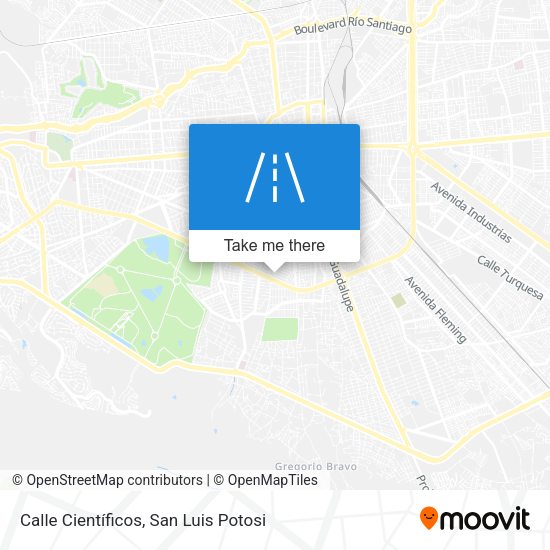Mapa de Calle Científicos