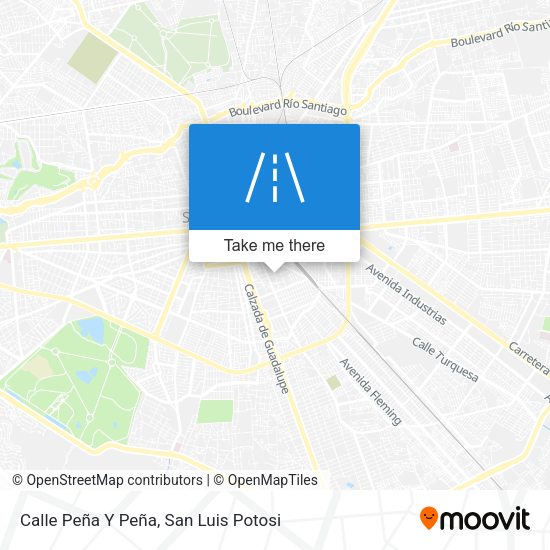 Calle Peña Y Peña map