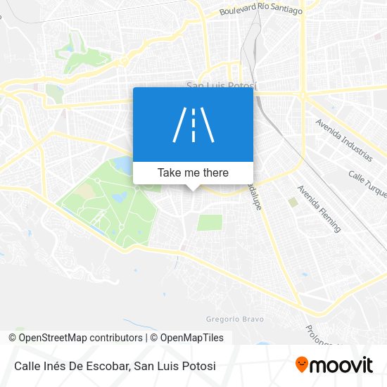Calle Inés De Escobar map